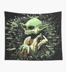 Yoda Jedi Master Skull Wall Tapestry