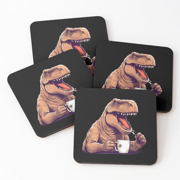 Item preview, Dino Coffee Morning Muffle Dinosaurs designed and sold by titanosdesign.