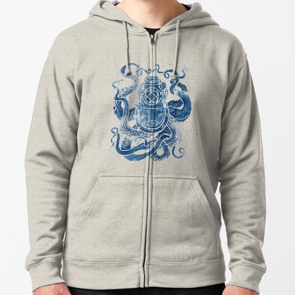 Deep Sea Zipped Hoodie