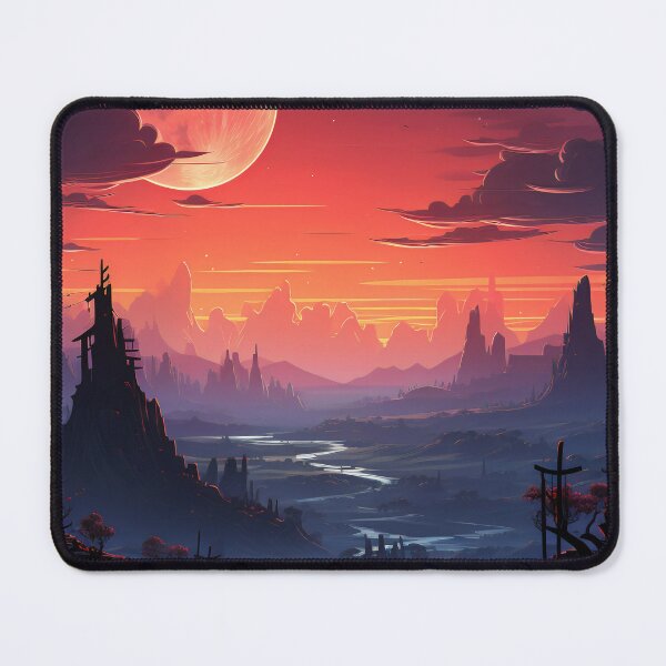 Item preview, Skyline Odyssey: A Digital Painting of a City and Cloud Background for Mobile Gaming designed and sold by oanaunciuleanu.