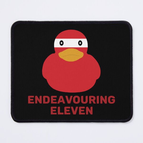Item preview, Endeavouring Eleven red and white duck - original Stoke-on-Trent gift design designed and sold by StokeTees.