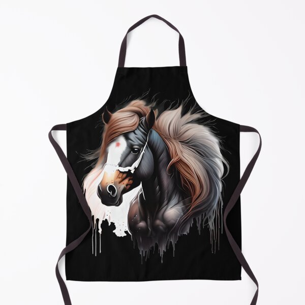Item preview, BLACK HORSE WITH BROWN HAIR 1  designed and sold by justyna-s28.