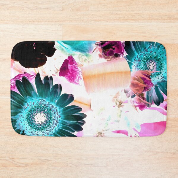 Item preview, bouquet of turquoise and pink flowers designed and sold by Gabriel BOCQUAIRE.
