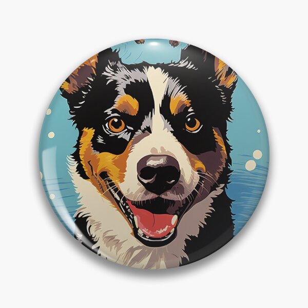 Item preview, Retro Paws: Lancashire Heelers Pop Art designed and sold by pkk1designsart.