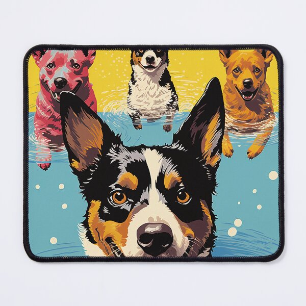 Item preview, Retro Paws: Lancashire Heelers Pop Art designed and sold by pkk1designsart.