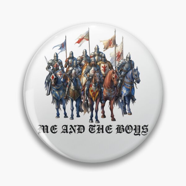 Item preview, Me and the Boys Medieval Knights Riders designed and sold by AgeOfHeroes.