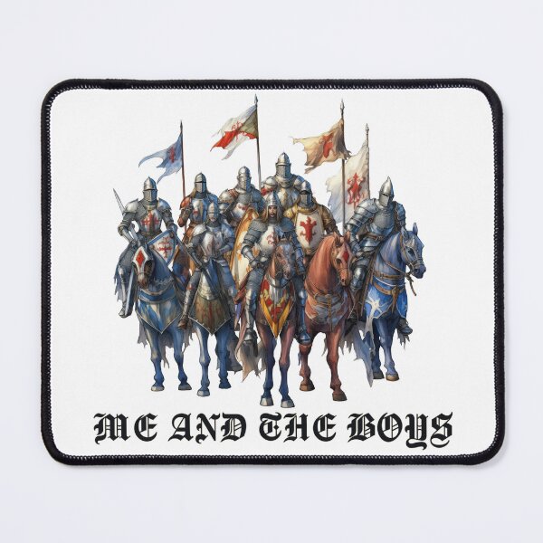 Item preview, Me and the Boys Medieval Knights Riders designed and sold by AgeOfHeroes.