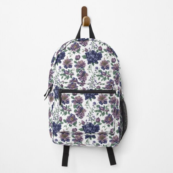 Item preview, Dark Purple floral pattern designed and sold by LuvleighArt.