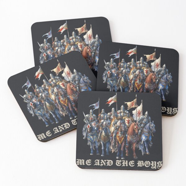Item preview, Me and the Boys Medieval Knights Riders designed and sold by AgeOfHeroes.