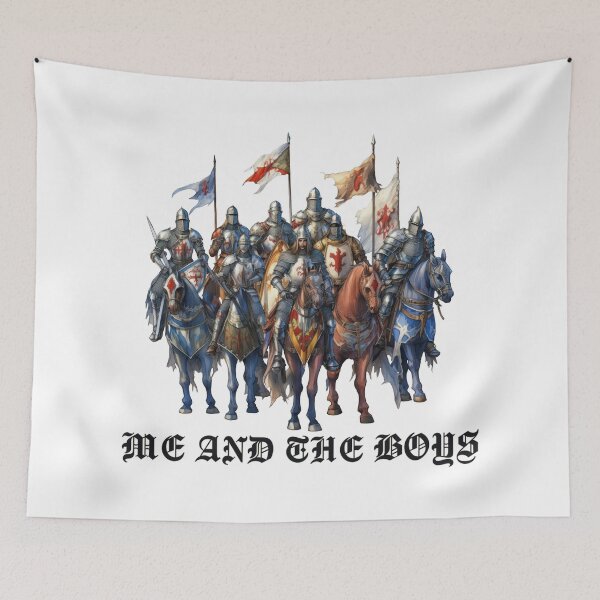 Item preview, Me and the Boys Medieval Knights Riders designed and sold by AgeOfHeroes.