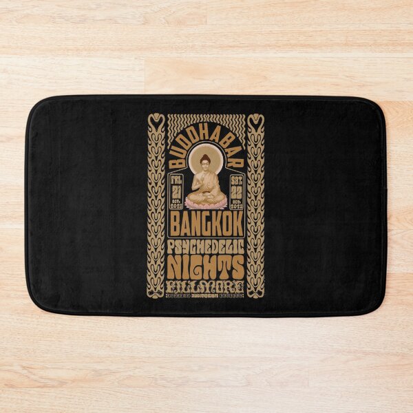 Item preview, Psychedelic Nights at Bangkok Buddha Bar - Vintage Poster Design designed and sold by Boogosh.