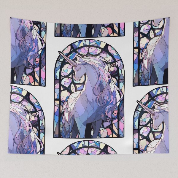 Artikelvorschau, Magisches Pastell-Gothic-Glas-Einhorn – magische Fantasie entworfen und verkauft von octoboobs.