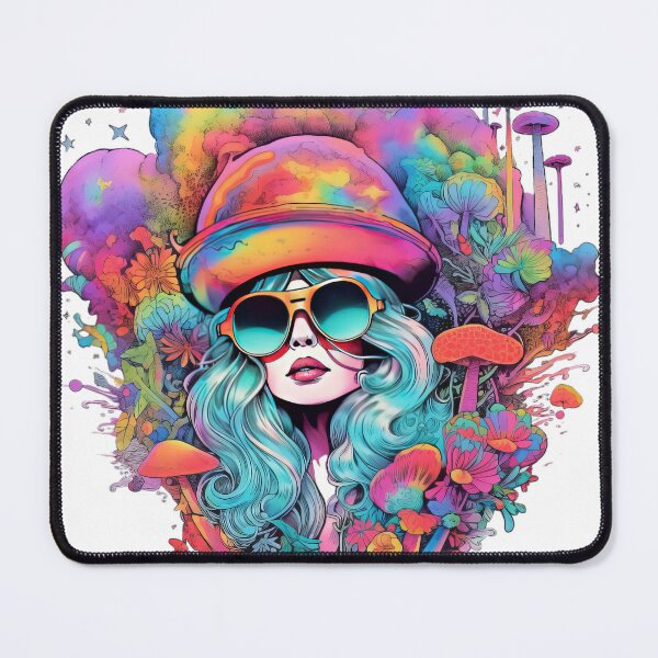 Item preview, Colorful psychedelic woman designed and sold by pientah.