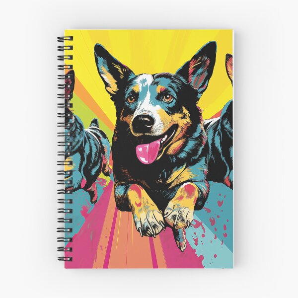 Item preview, Gang of Lancashire Heelers in Pop Art designed and sold by pkk1designsart.
