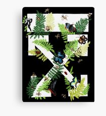 Off-White Fern Arrows Canvas Print