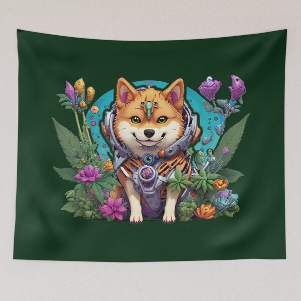Item preview, Doggo Puppy Power! Shiba Inu in the hizhouse designed and sold by wojysmokes.