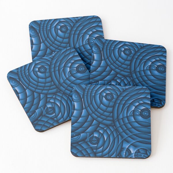 Item preview, Dark Blue Wave Pattern designed and sold by illustrateme.