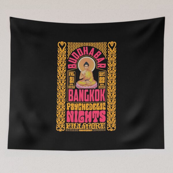 Item preview, Bangkok Buddha- Vintage Poster Design designed and sold by Boogosh.