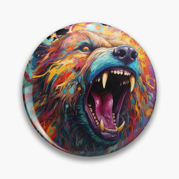Item preview, Angry Colorful Bear designed and sold by Jaro90.