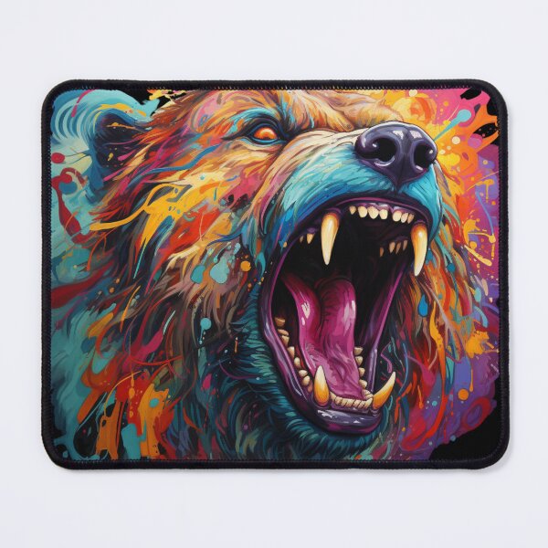 Item preview, Angry Colorful Bear designed and sold by Jaro90.