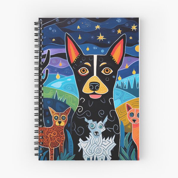 Item preview, Whimsical Lancashire Heeler Folk Art designed and sold by pkk1designsart.