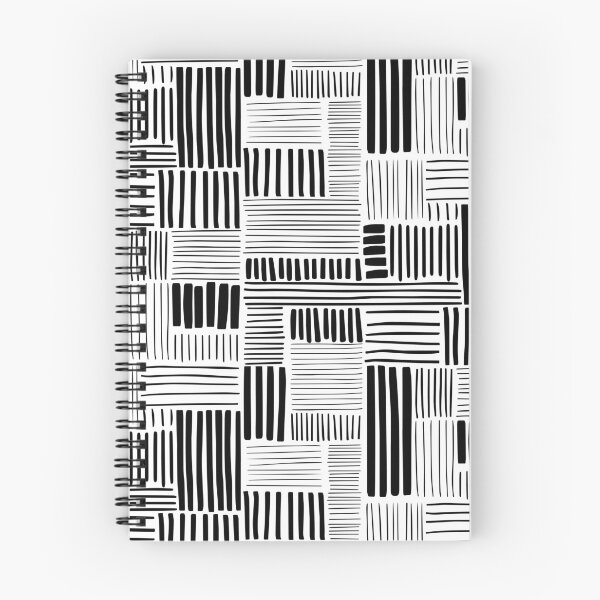 Item preview, Blanco y negro, Abstracto, Línea, Dibujo vectorial, Patrón de trazo de pincel designed and sold by KookiePixel.
