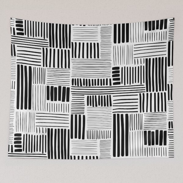Item preview, Black and White, Abstract, Line, Vector Drawing, Brush Stroke Pattern designed and sold by KookiePixel.