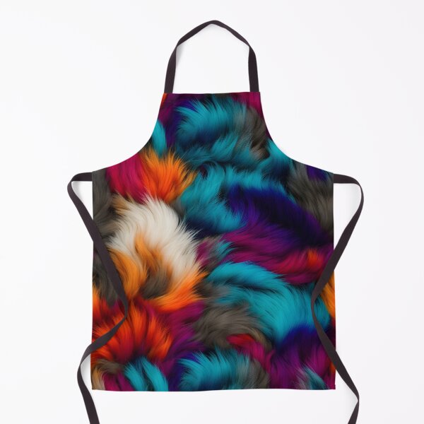 Item preview, Fur colorful Seamless patterns designed and sold by RocketArtInd.