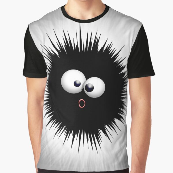 Funny Dazzled Ink Splat Cartoon Graphic T-Shirt