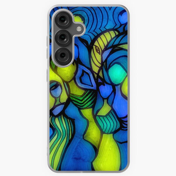 Blue and Green Women of the World Unite! Samsung Galaxy Soft Case