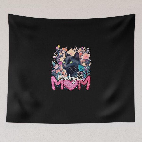 Item preview, Bombay Mom. Retro Bombay Cat Lover - Cat Mama T-Shirt designed and sold by BlimyMcgloth.
