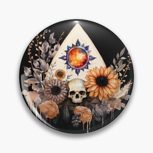 Item preview, Retro Hippie Skull Boho Alchemy designed and sold by AAcrew.