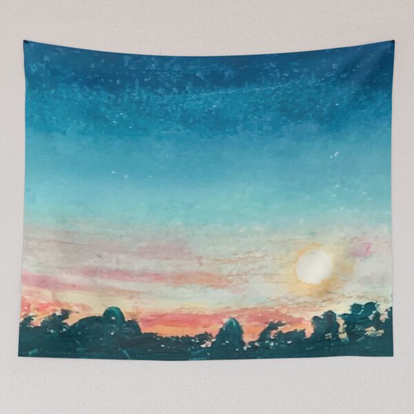 Item preview, Full Moon Red Cloud (miniature) designed and sold by Catherine Holland.