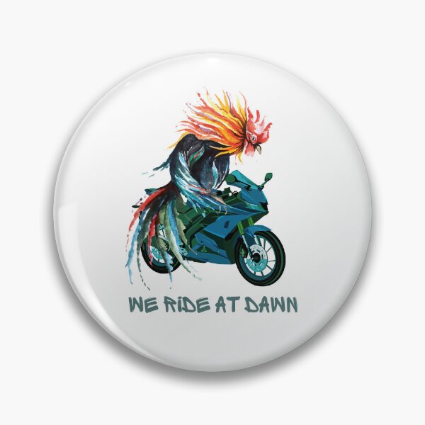 Item preview, We Ride At Dawn - Motorcycle Rooster designed and sold by Andynmike.