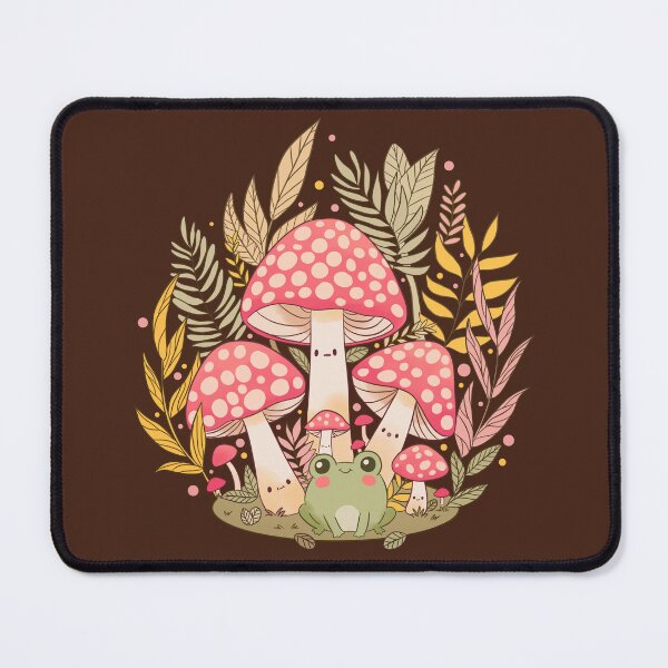 Item preview, Cute Cottagecore vintage frog and mushrooms design designed and sold by Yaragold.