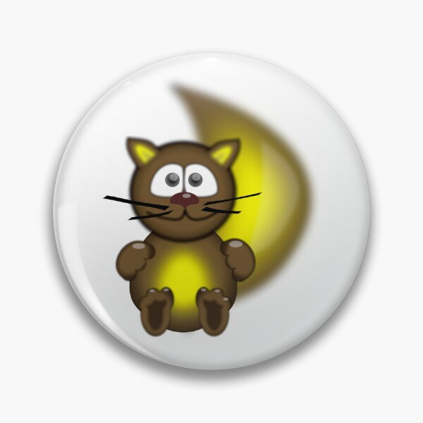 Item preview, Perfectly Hilarious Cute Mascot Brown Cat sticker designed and sold by thespecialtyhub.