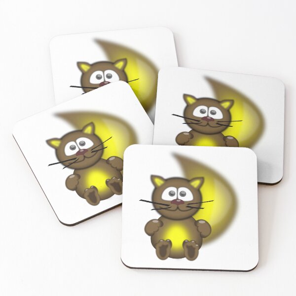 Item preview, Perfectly Hilarious Cute Mascot Brown Cat sticker designed and sold by thespecialtyhub.