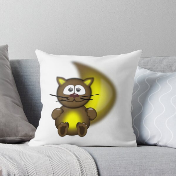Item preview, Perfectly Hilarious Cute Mascot Brown Cat sticker designed and sold by thespecialtyhub.