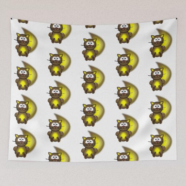 Item preview, Perfectly Hilarious Cute Mascot Brown Cat sticker designed and sold by thespecialtyhub.