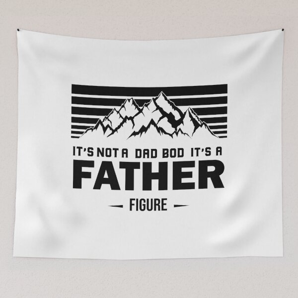 Item preview, It's Not A Dad Bod It's A Father Figure Funny Dad  designed and sold by DrawHandArt.