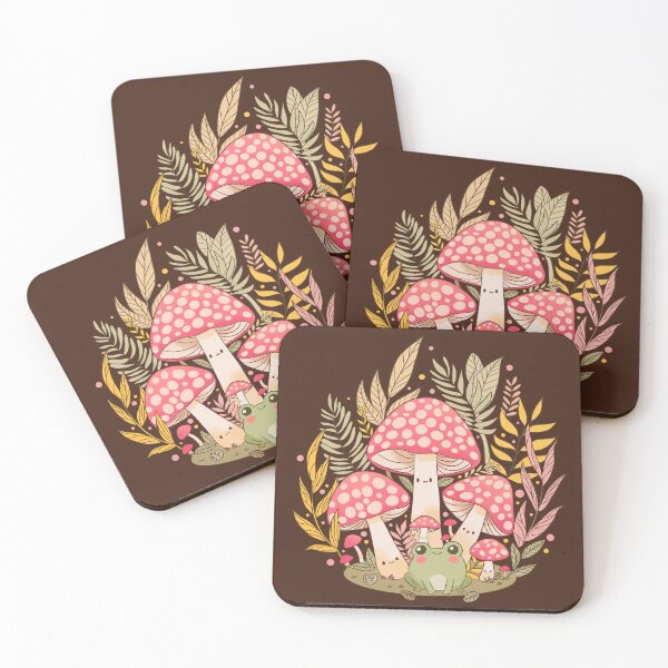 Item preview, Cute Cottagecore vintage frog and mushrooms design  designed and sold by Yaragold.