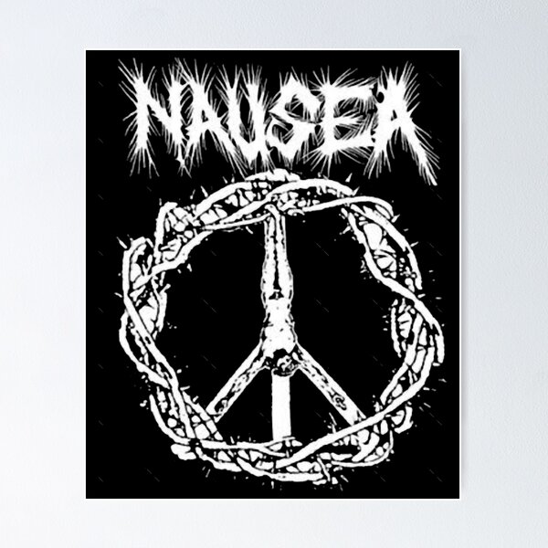 Nausea by Jean Paul Sartre Poster by flickculture