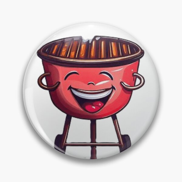 Item preview, Red barbecue smiling designed and sold by Crypto-Universe.