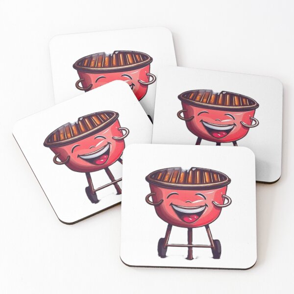 Item preview, Red barbecue smiling designed and sold by Crypto-Universe.