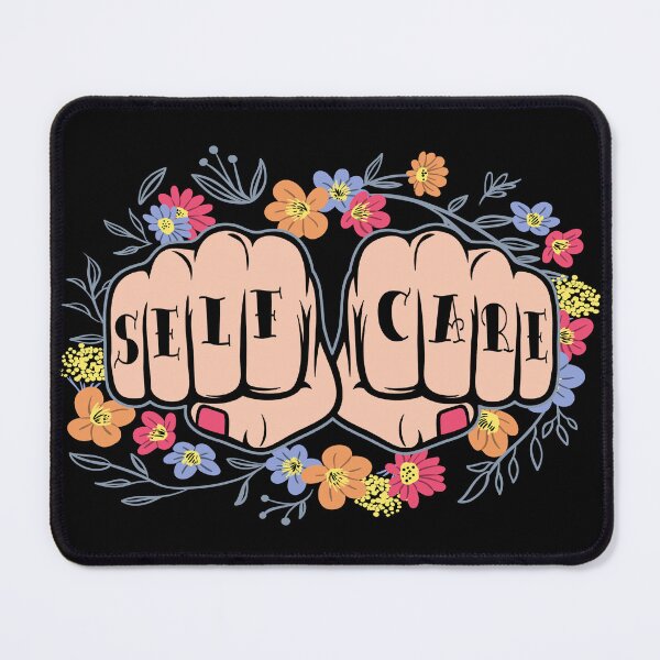 Item preview, Hardcore Self Care Knuckle Tattoos designed and sold by ninthstreet.