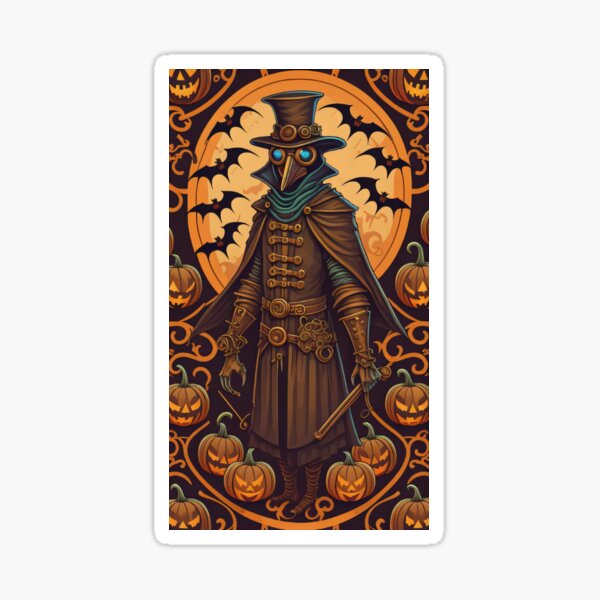 Artikel-Vorschau von Vintage Steampunk Pestdoktor SCP-049 Halloween Illustration Retro Horror, designt und verkauft von CoffeeIsATrip.