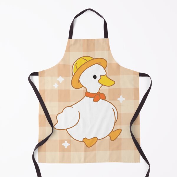 Item preview, Cute & Cosy Duck - Kawaii gingham designed and sold by KittyStrand.