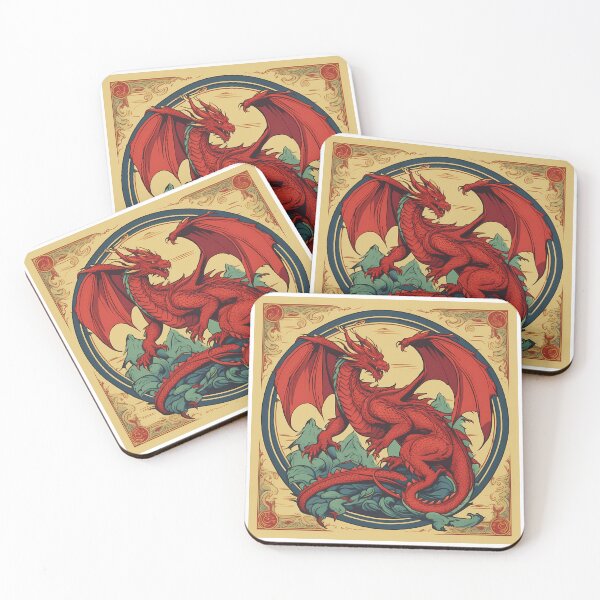 Item preview, Scarlet Majesty, The Fierce Red Dragon designed and sold by designsbyflo.