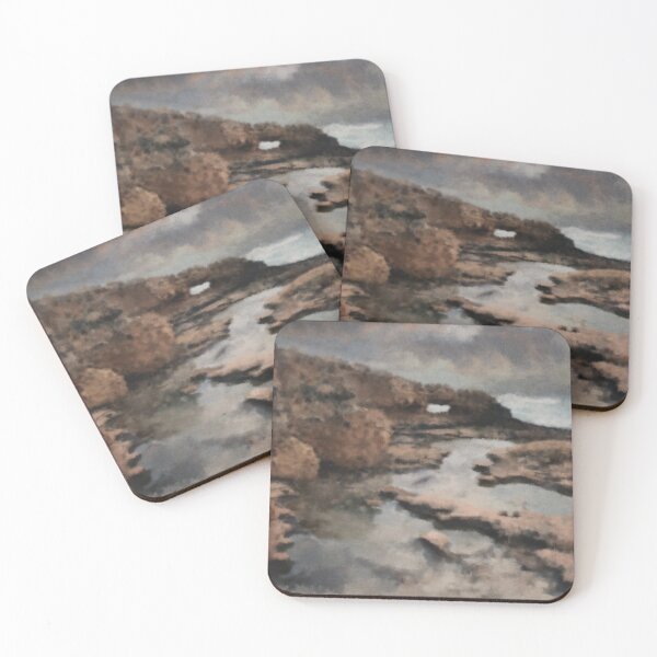Item preview, Rocky sea shore designed and sold by Paint Dream  Style.