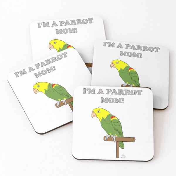 Item preview, I'm a Parrot Mom! - Double Yellow-headed Amazon designed and sold by Laughing Parrot Studio.